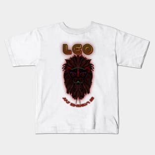 Leo 8b Brown Kids T-Shirt